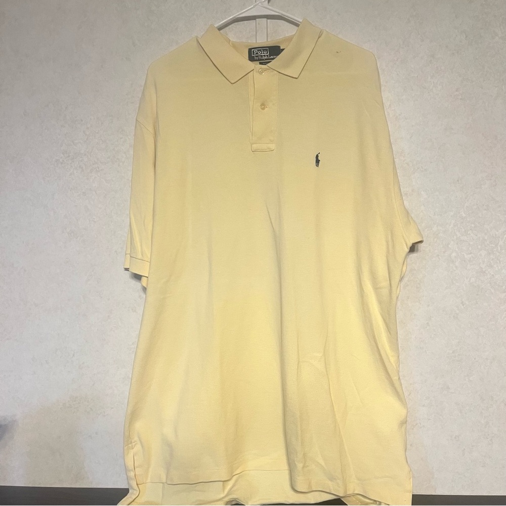 Ralph Lauren Men's‎ Light Yellow Polo Shirt